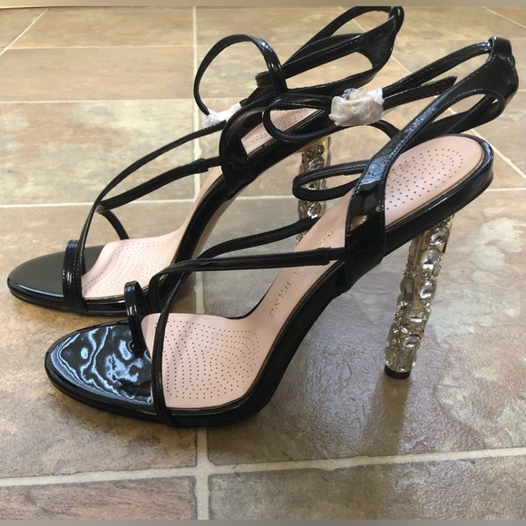 AZALEA WANG BETWEEN YOU AND I STILETTO SANDALS SIZE: 8.5 - Picture 2 of 9